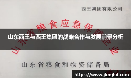 山东西王与西王集团的战略合作与发展前景分析